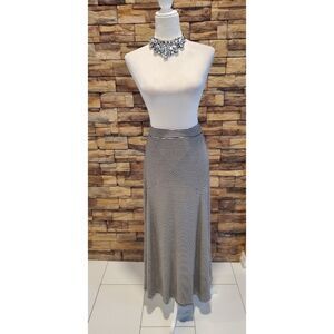 PHILOSOPHY A-LINE SKIRT BLACK/CREAM RAYON/SPANDEX ELASTIC WAIST SIZE 3X